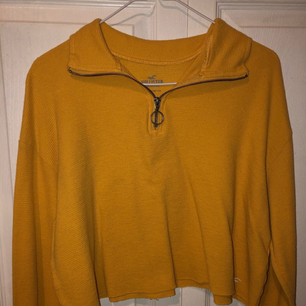 Hollister waffle long sleeve shirt women’s